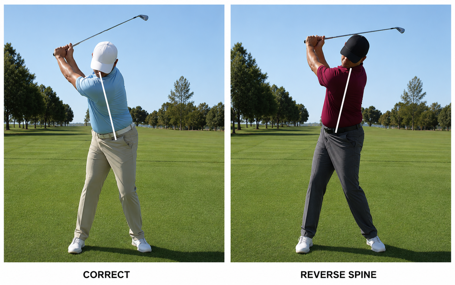 Reverse Spine Angle in the Golf Swing: Causes, Fixes, and Key Drills