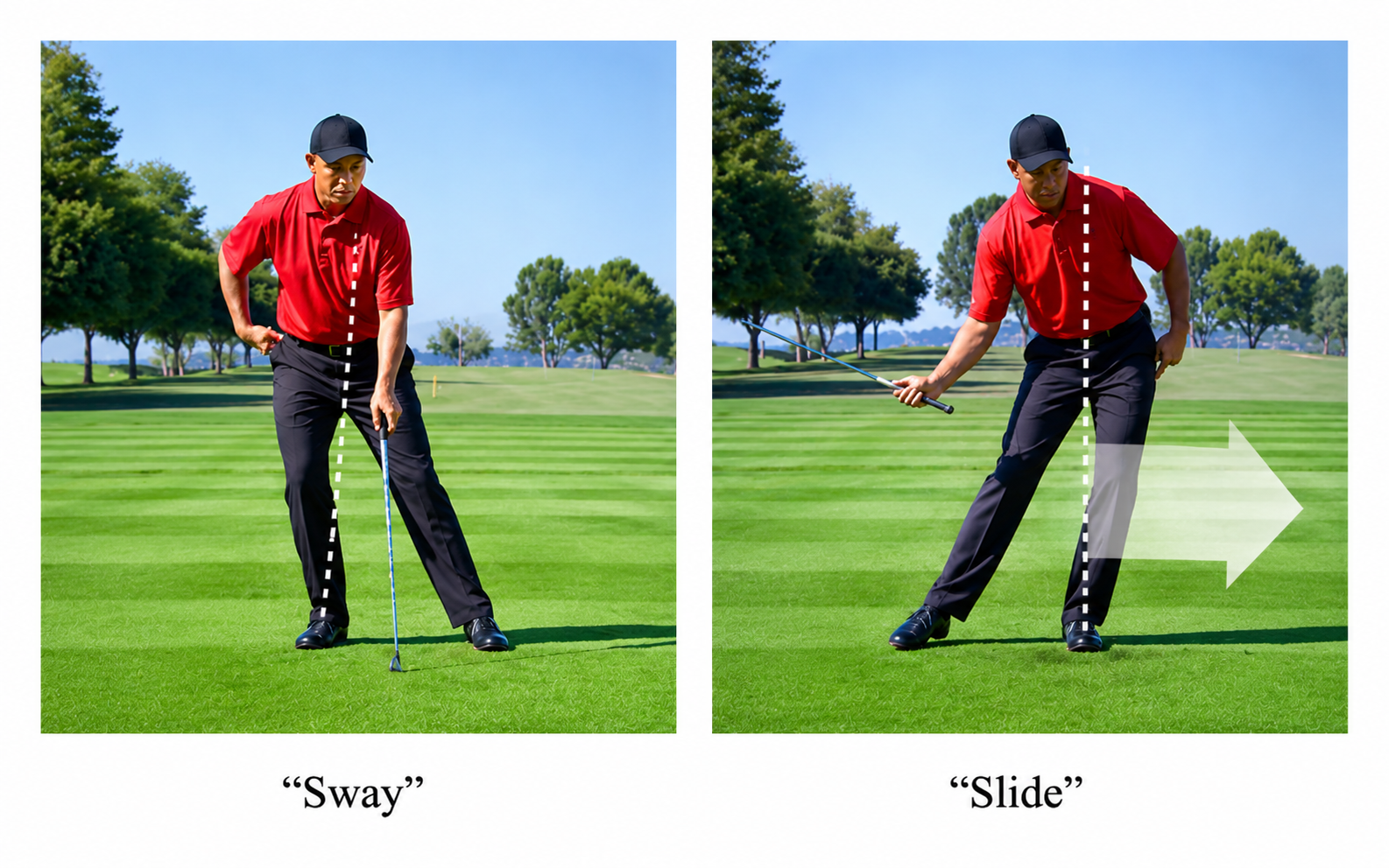 Sway vs Slide in the Golf Swing: What’s the Difference and How to Fix Both